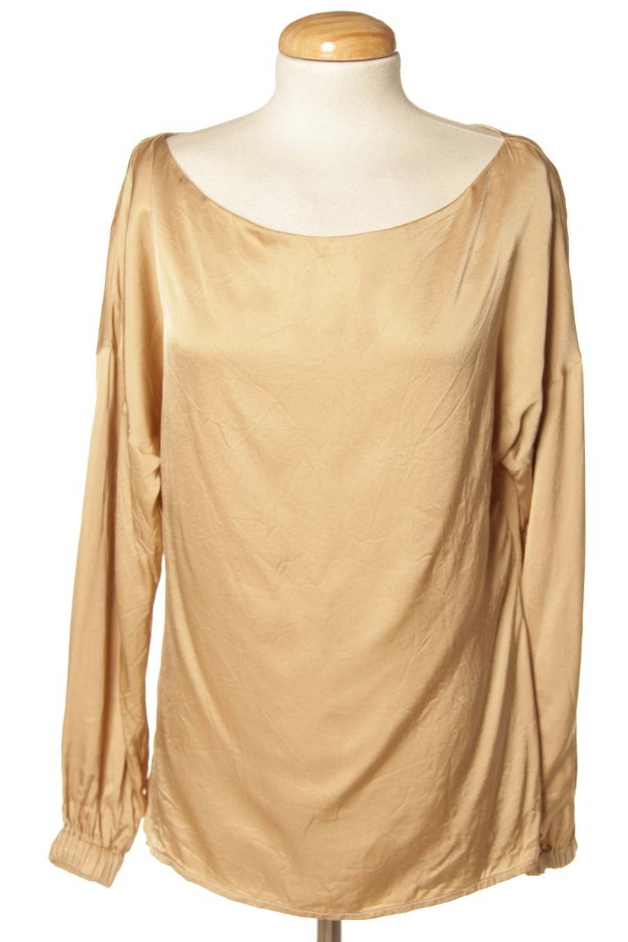 Blusa de manga larga de 7 senses by Andreea Raicu de la talla 36, de color beige