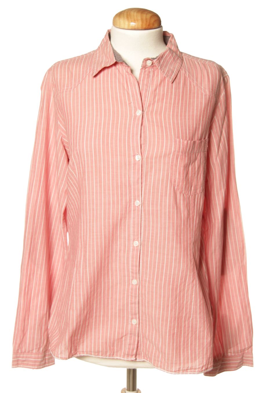 Rosa Zara Camicia Righe Camicia De Zara De La Talla L, De Color Righe