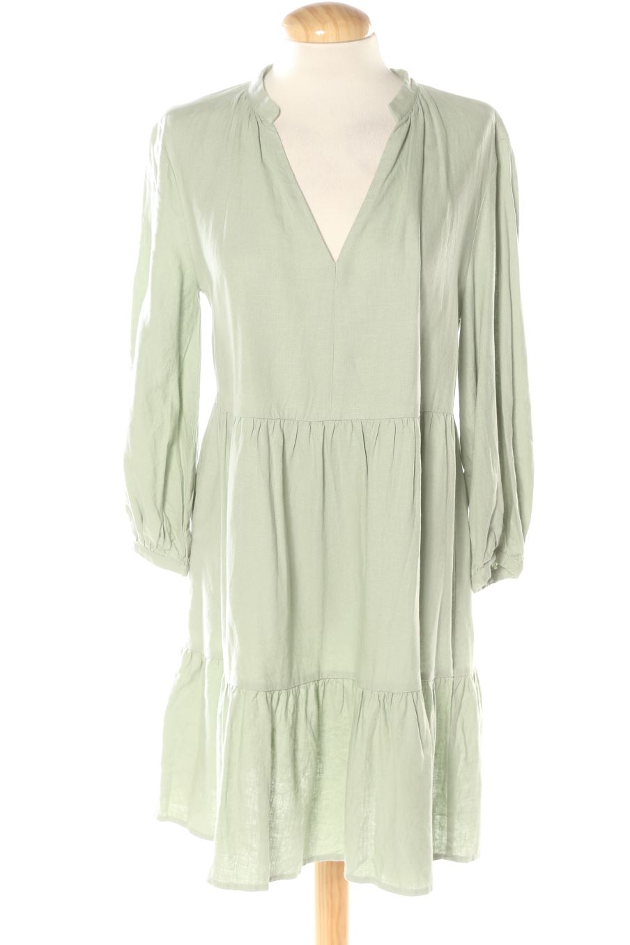Vestito casual de Mango de la talla XS, de color verde