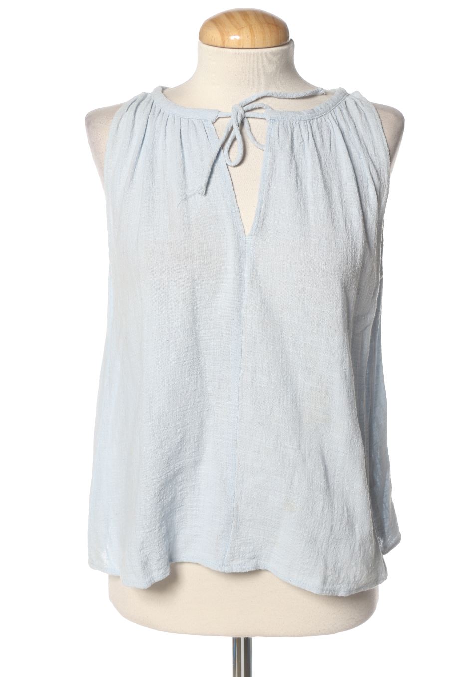 Top natura de la taille S, de couleur bleu