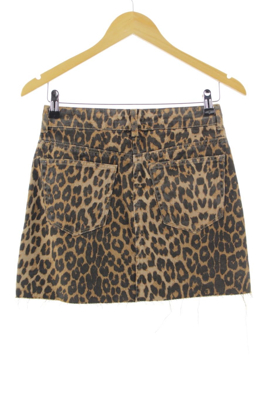 Faldas de Trf (ZARA) de la talla S, de color animal print de ropa vaquera