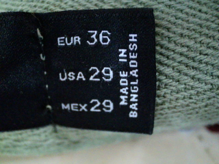 Pantalon largo de Pull & Bear de la talla 36