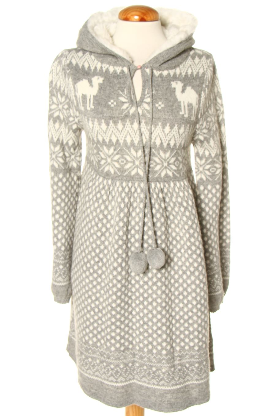 Einfaches Kleid von Trafaluc Größe S, Farbe Grau, für