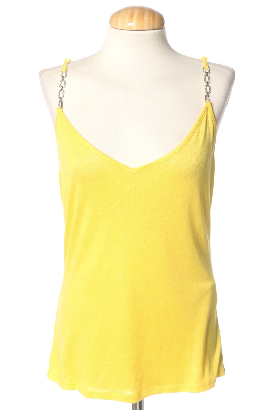 Top de Morgan de toi de la talla L, de color amarillo