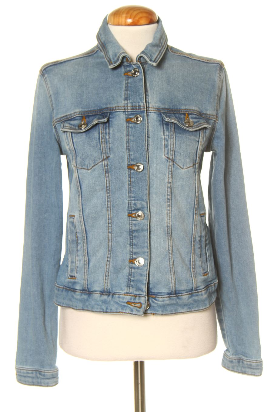Blouson Springfield de la taille S, de couleur bleu de denim