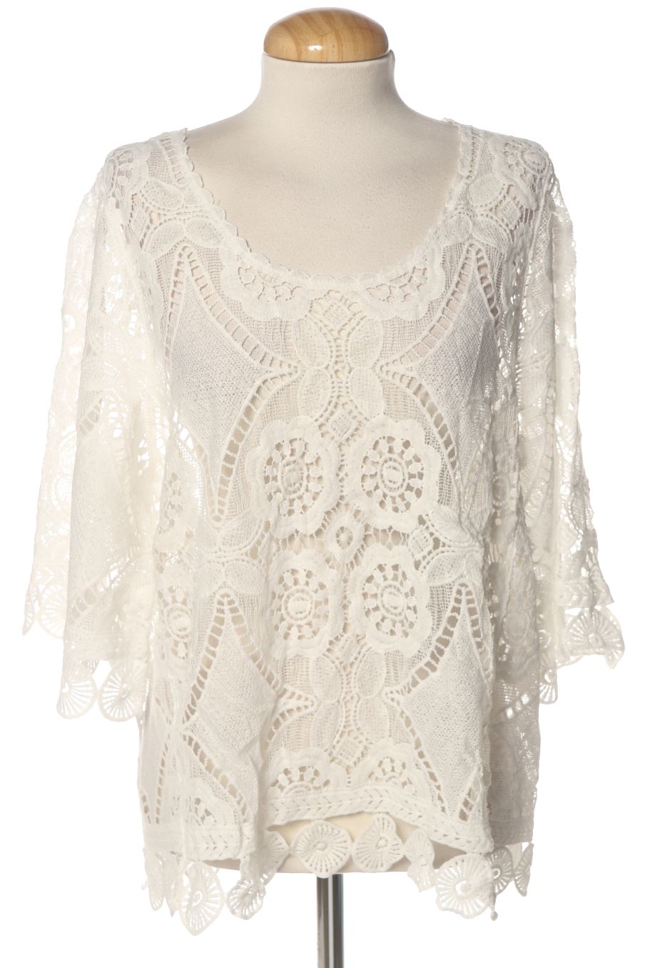 Kimono PERCENTIL de la taille Taille unique, de couleur blanc