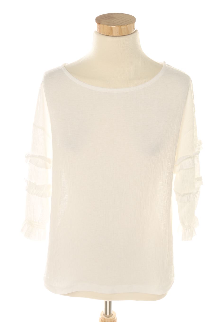 T-shirt Amitié de la taille XS, de couleur blanc