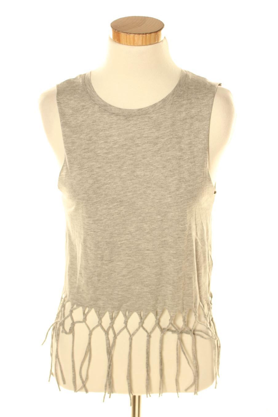 Camiseta sin mangas de H&M de la talla XS, de color gris