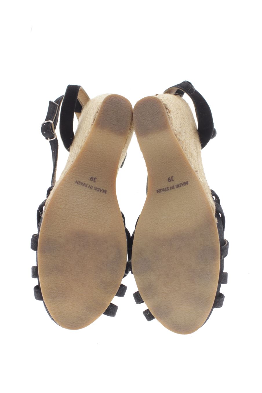 Plataformas de Espadrilles de la talla 39, de color negro de