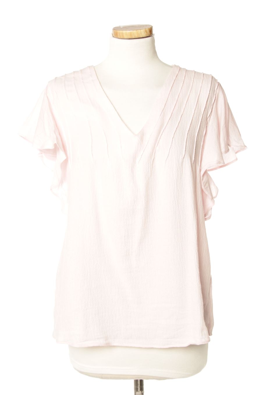 Blouse à manches courtes Mango de la taille S, de couleur rose