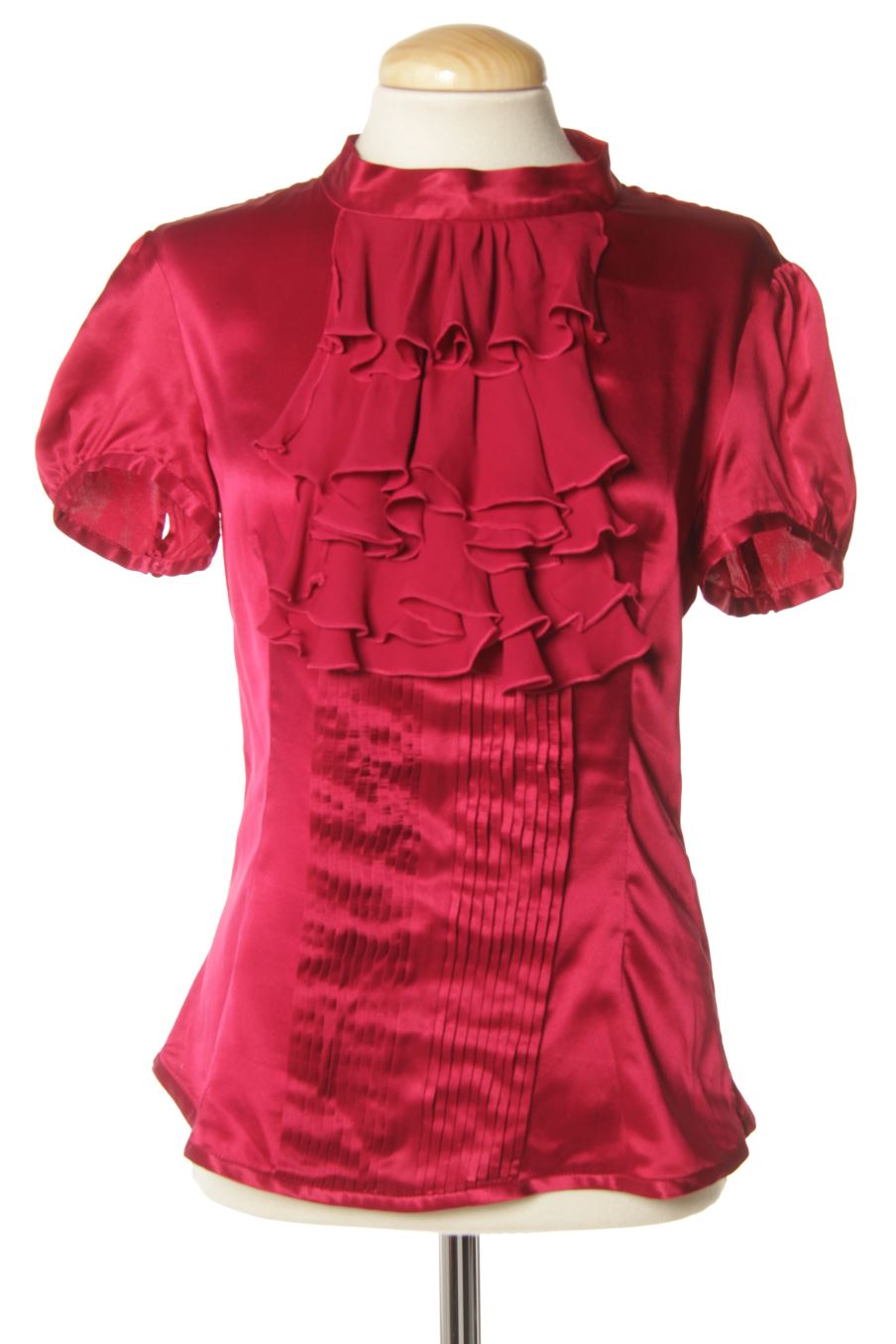 Blouse à manches courtes Adolfo Dominguez de la taille 38, de couleur rose de soie