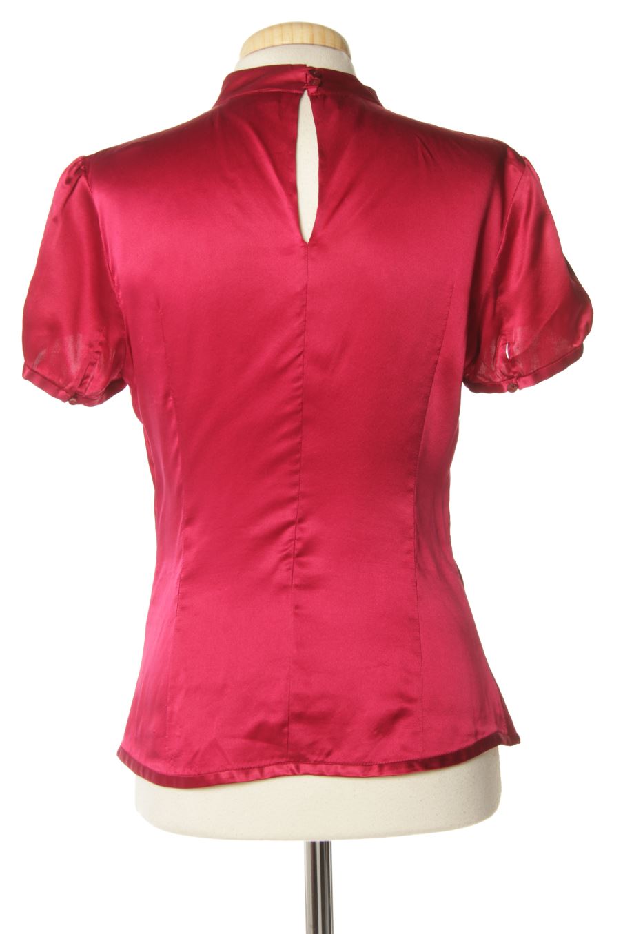 Blouse à manches courtes Adolfo Dominguez de la taille 38, de couleur rose de soie