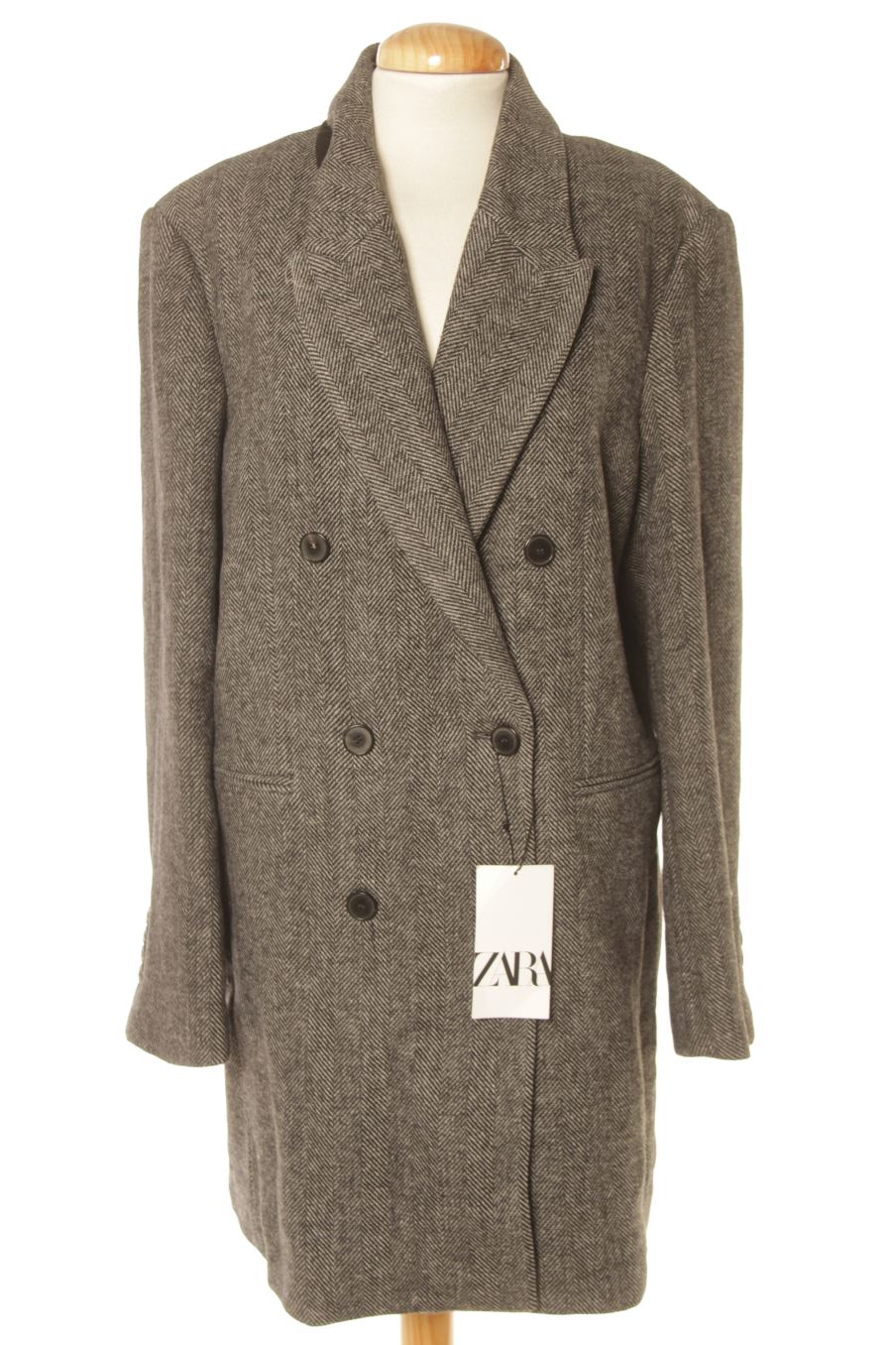 Manteau Zara de la taille L de couleur imprimes