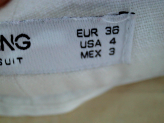Hose von Mango Größe 38, Farbe Weiss, für