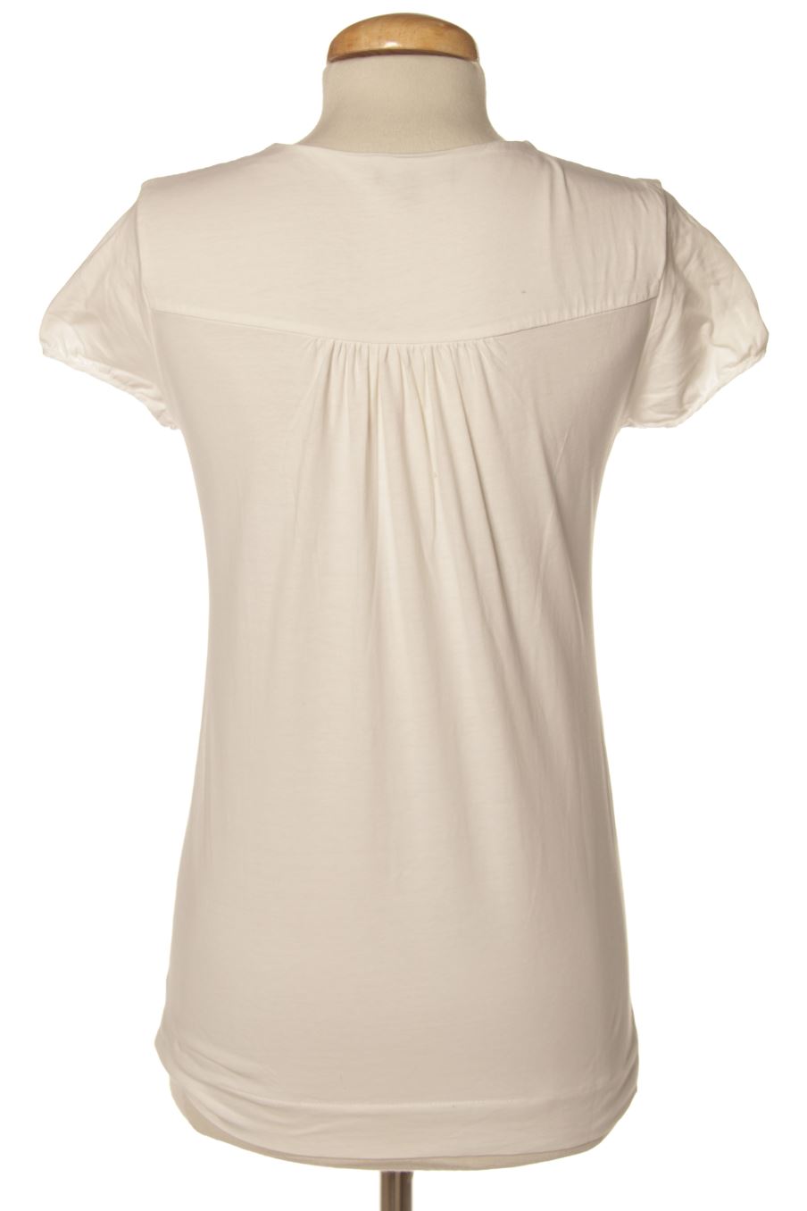 Camiseta de Massimo Dutti de la talla S, de color blanco