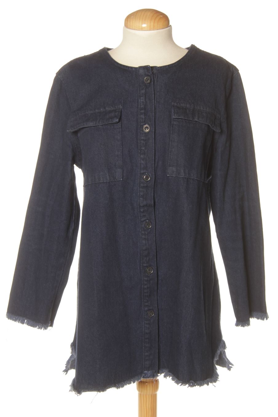 Chemise Easy wear de la taille S, de couleur bleu marine de denim