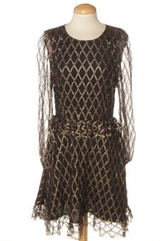Aufwändiges Kleid L Uterqüe