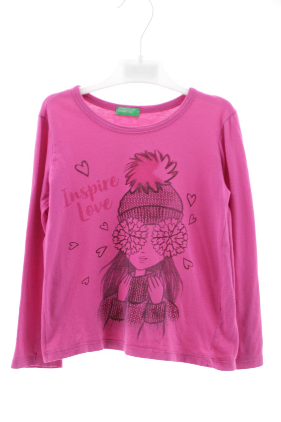 T-shirt manches longues Benetton de la taille 4 ans de seconde main