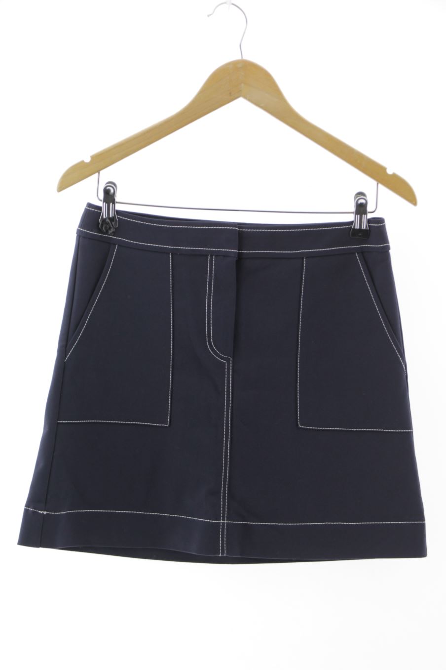 Jupe Mango de la taille 36, de couleur bleu marine
