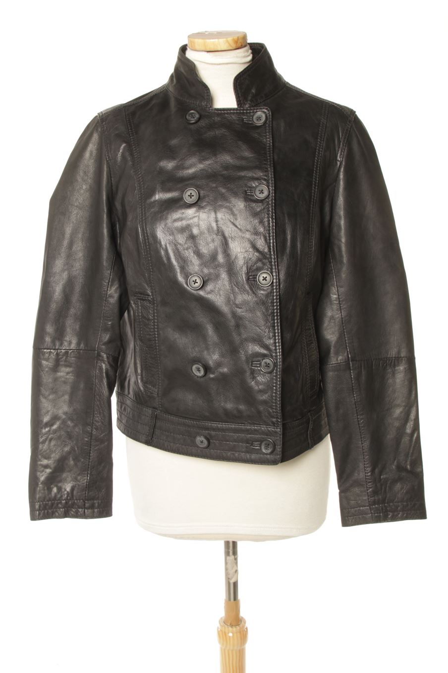 Blouson Levi's de la taille M, de couleur noir de cuir et daim