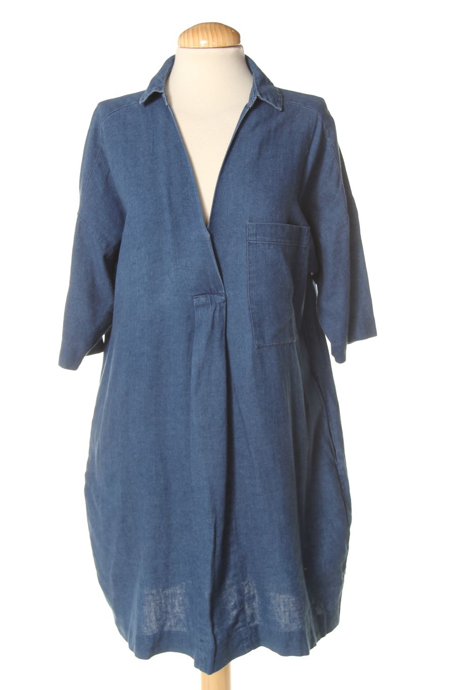 Vestido casual de Whistles de la talla S, de color azul de ropa vaquera