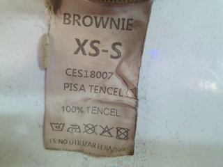 Faldas de Brownie de la talla XS, de color marrón