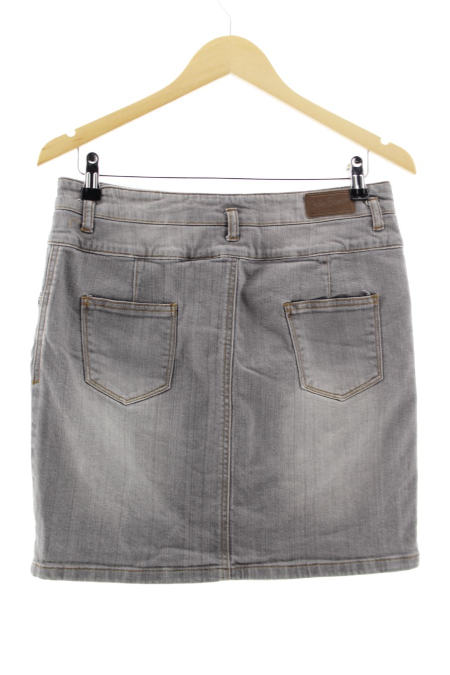 Faldas de John Baner de la talla 38, de color gris de ropa vaquera