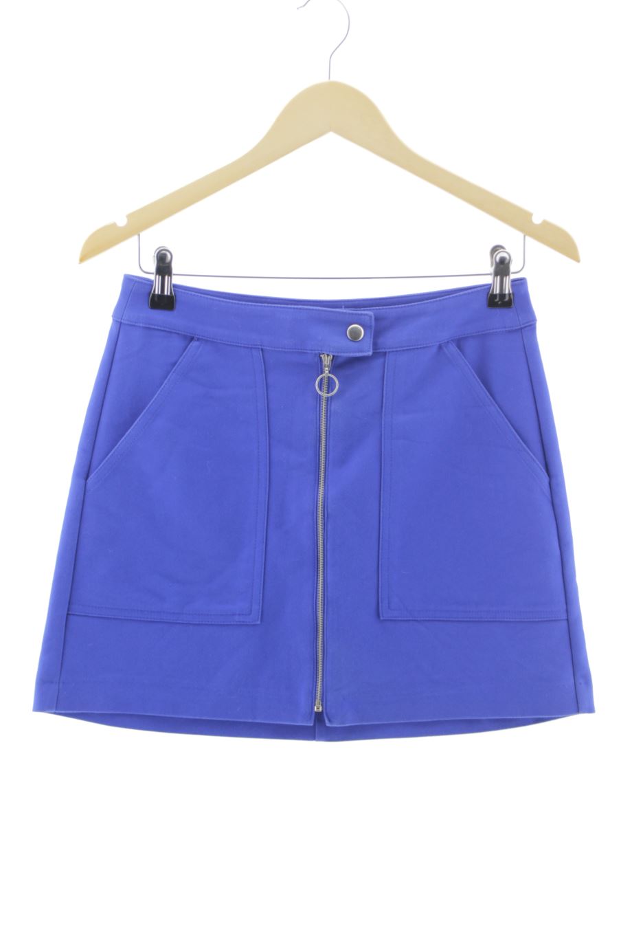 Gonne de Bershka de la talla M, de color blu