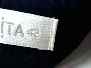 Pantalon Bonita de la taille 42, de couleur bleu marine