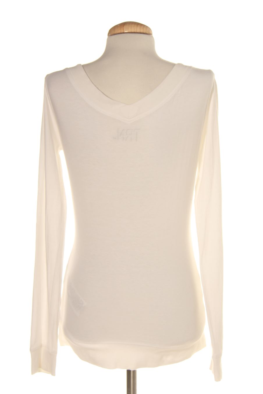 Camiseta manga larga de TRN de la talla M, de color blanco