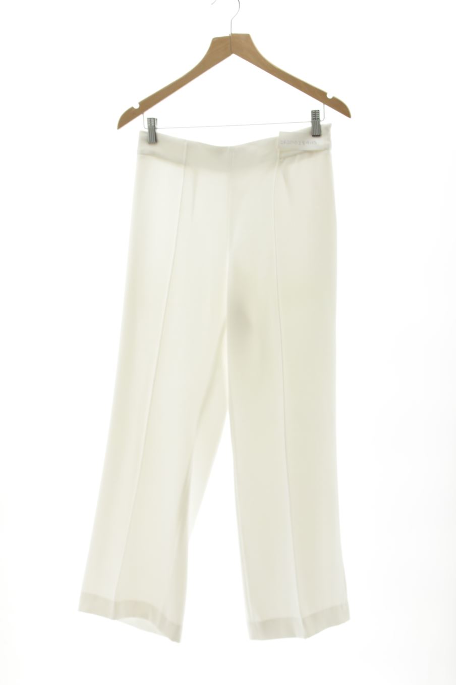 Pantaloni de Zara de la talla S, de color bianco