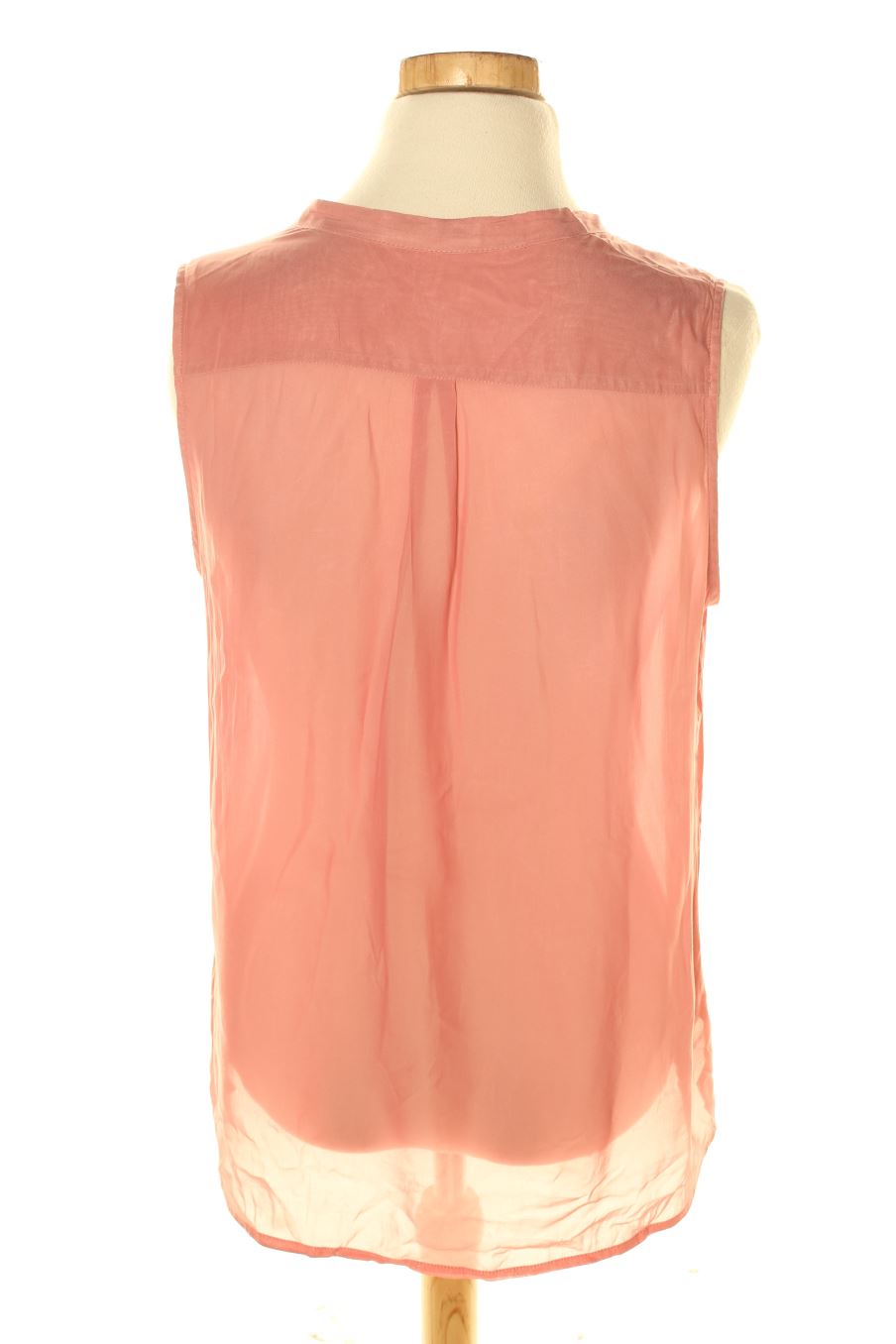 Camisa sin mangas de Mango de la talla S, de color rosa