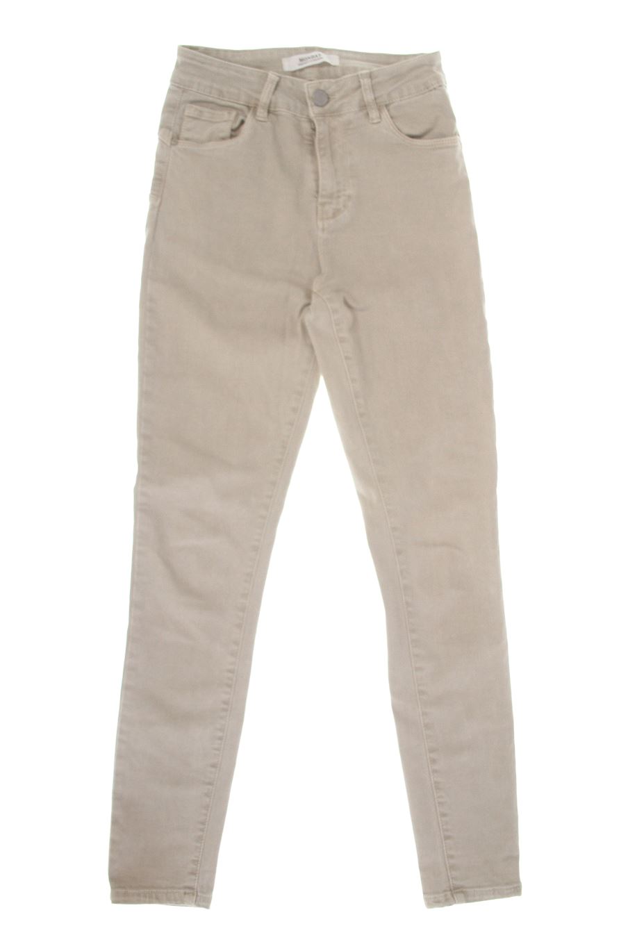 Vaqueros de Monday de la talla S, de color beige de ropa vaquera