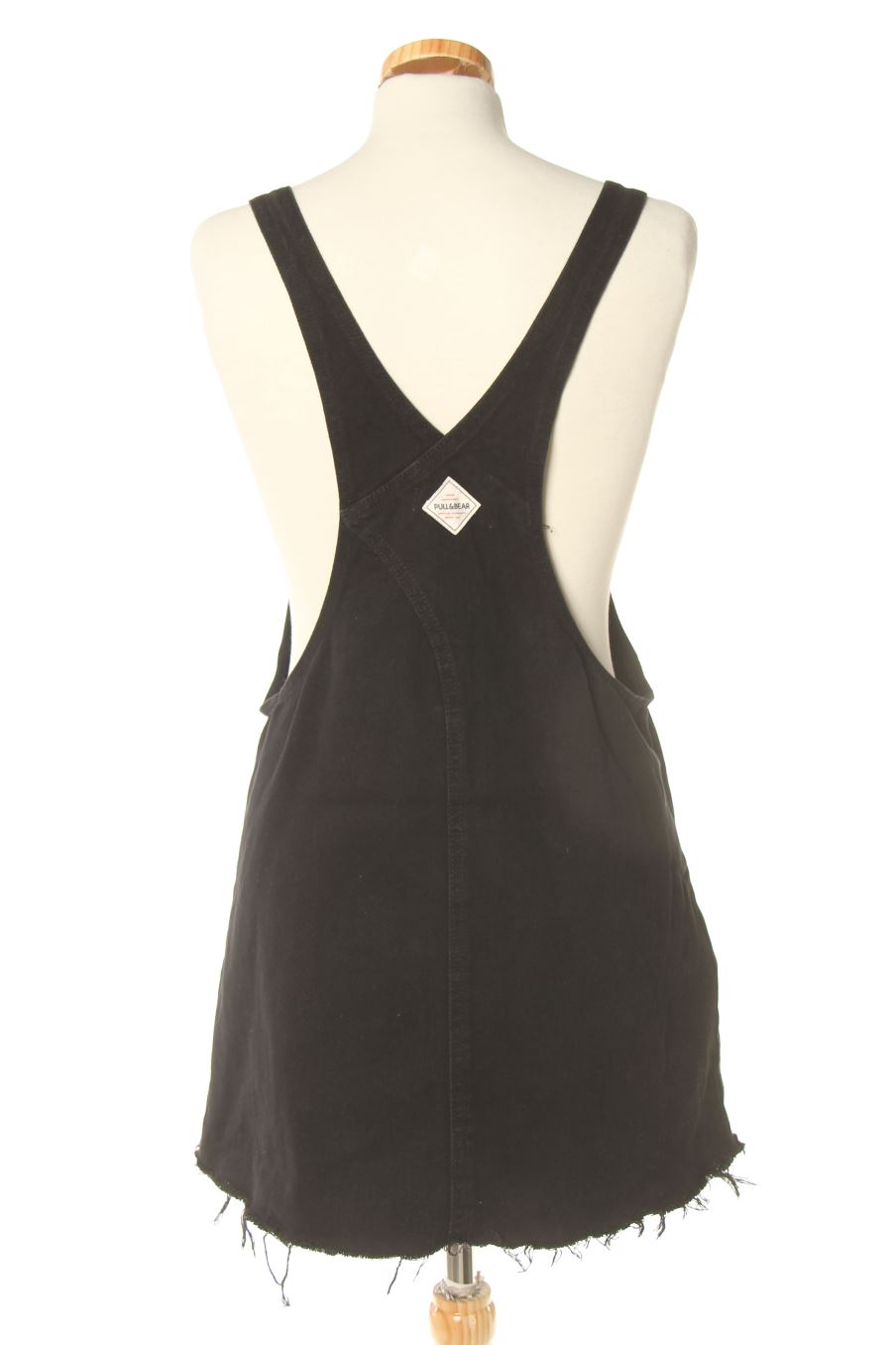 Robe casual Pull & Bear de la taille M, de couleur noir de denim