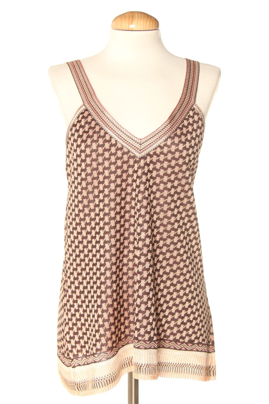 Top de Zara de la talla S, de color estampado