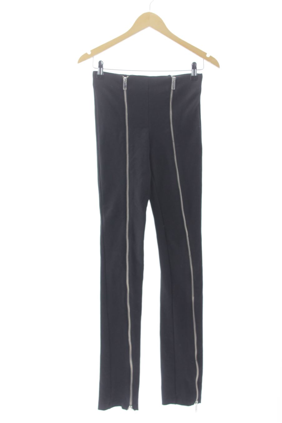 Pantalón Casual de Zara de la talla XS, de color negro
