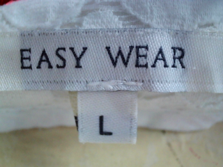 Shorts Easy wear de la taille L, de couleur blanc