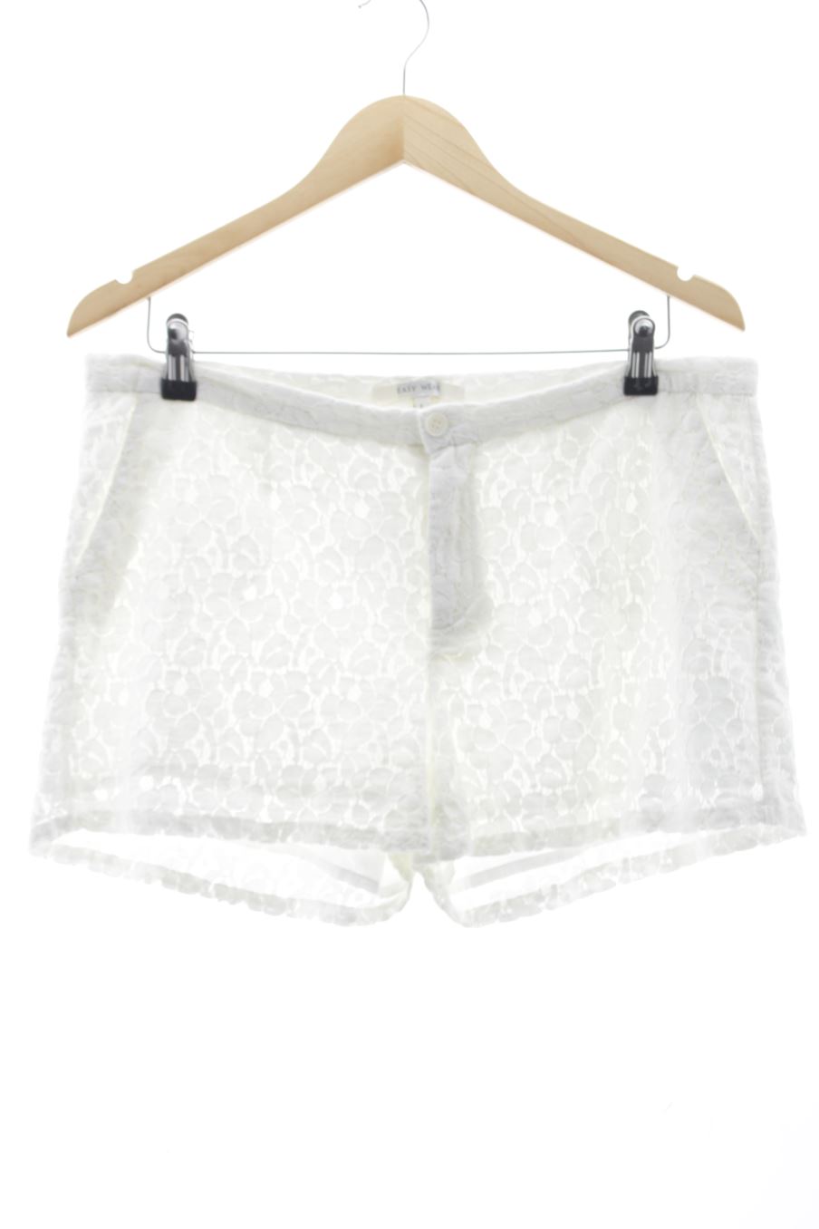 Shorts Easy wear de la taille L, de couleur blanc