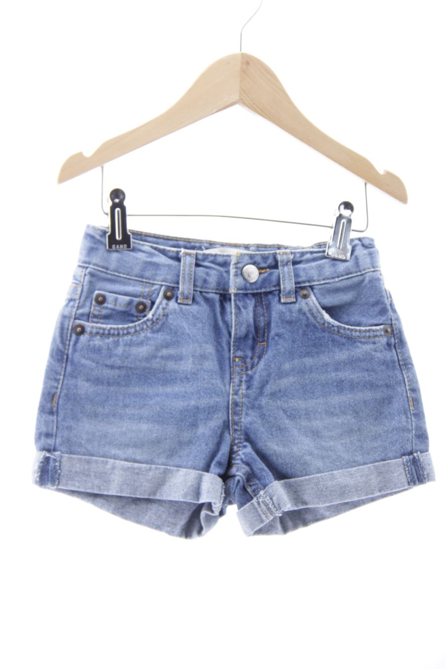 Vaquero corto de Levi's de la talla años de denim de segunda mano