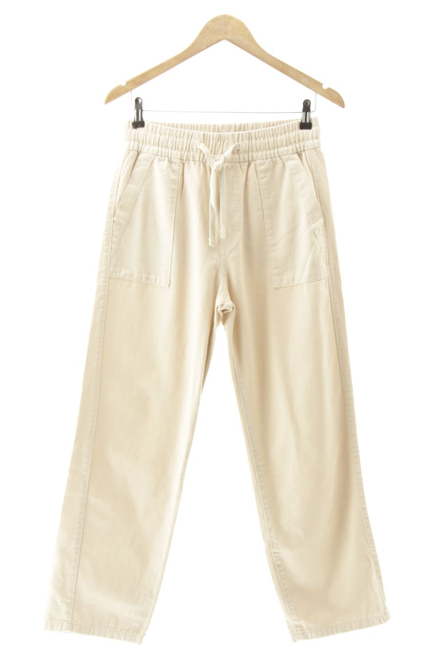 Pantalón Casual de Stradivarius de la talla XS, de color beige
