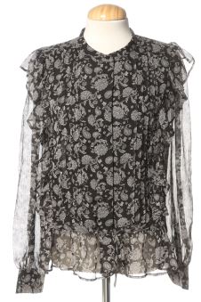 Blusa a maniche lunghe L Mango
