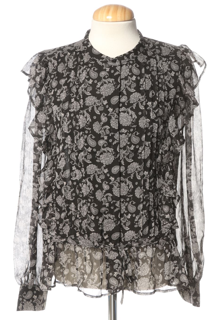 Blusa a maniche lunghe de Mango de la talla L, de color stampato