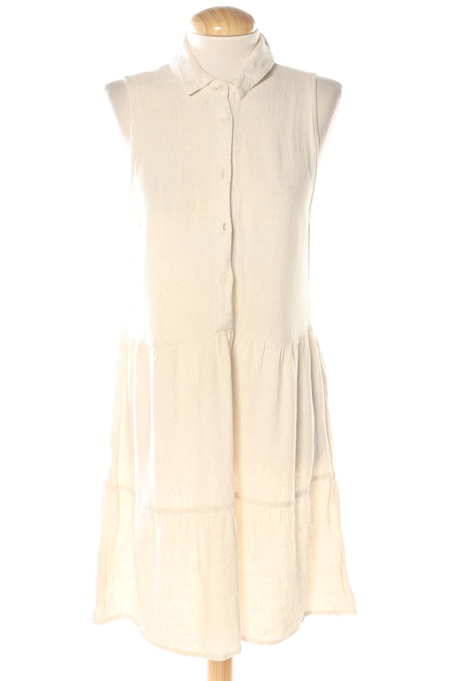 Vestido casual de Stradivarius de la talla S, de color beige