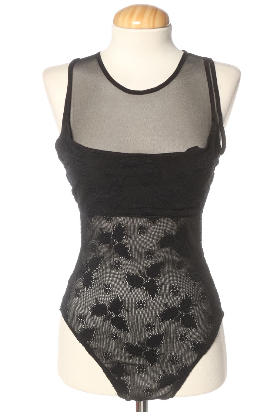 Body de Made in france de la talla S, de color nero