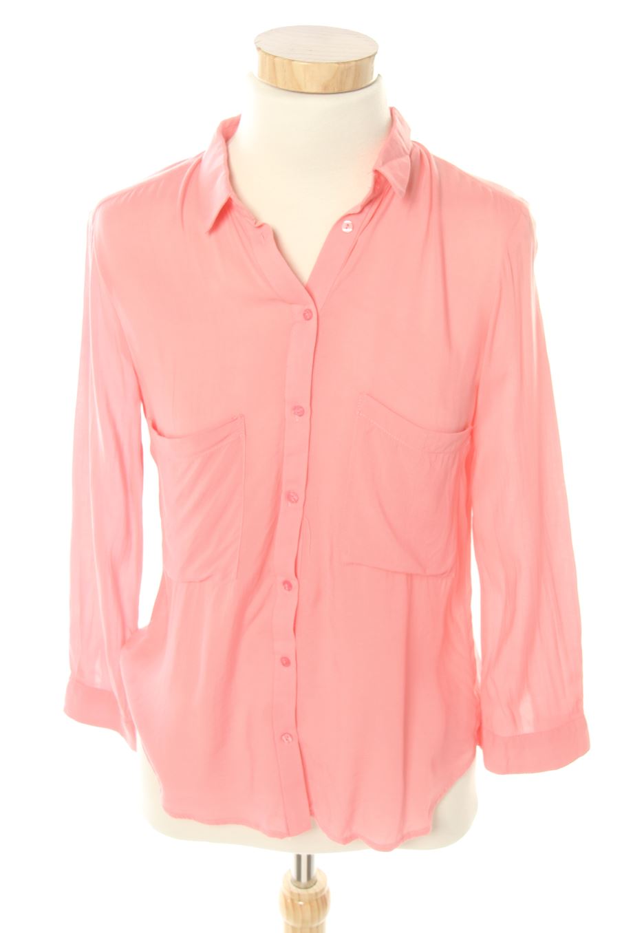 Chemise Bershka de la taille S, de couleur rose