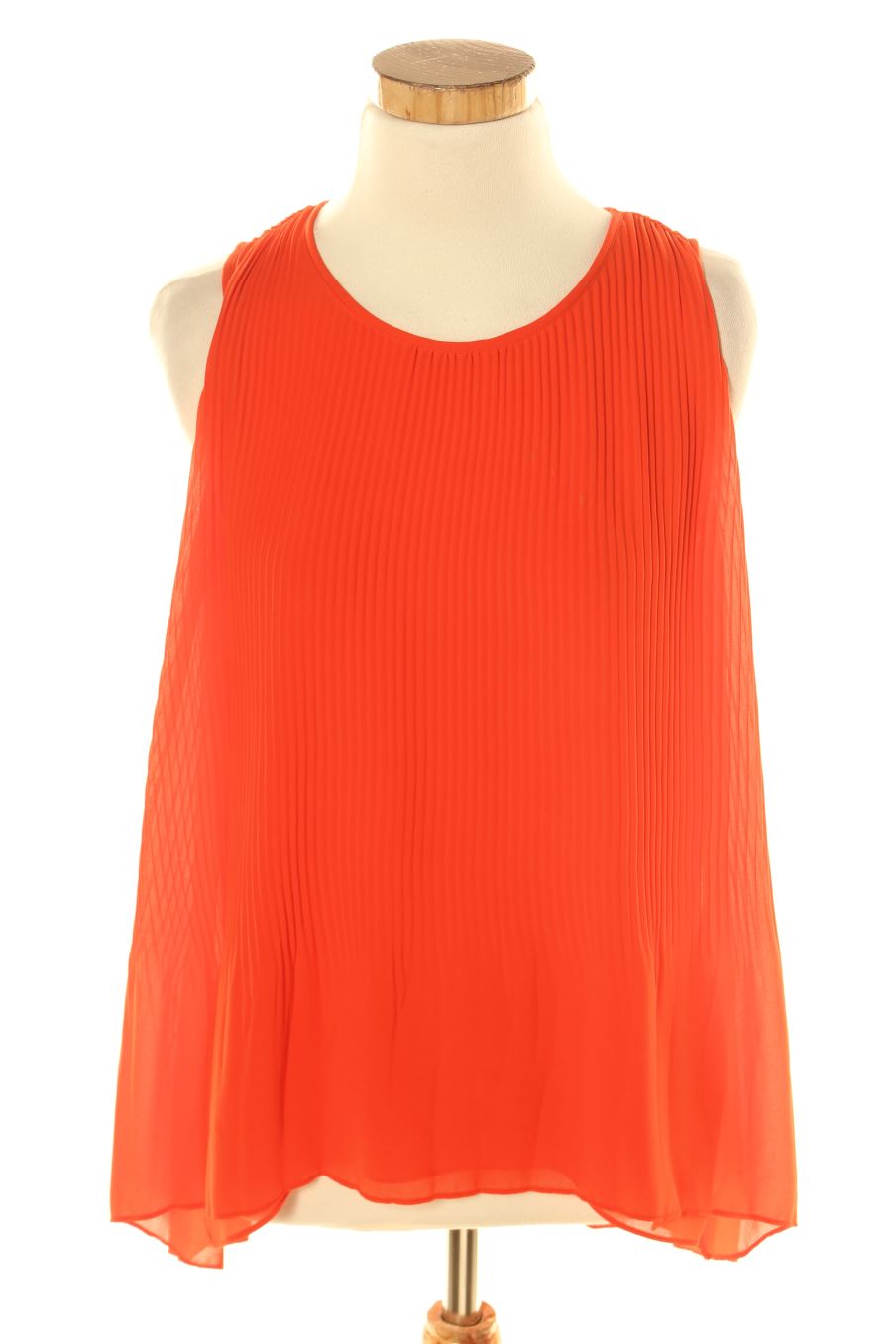 Top de Zara de la talla XS, de color naranja