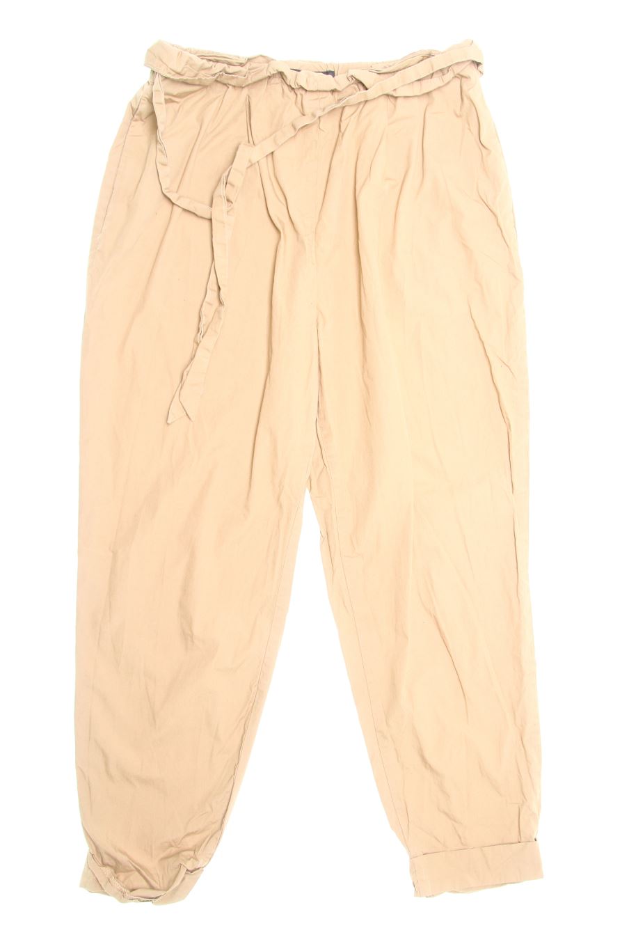 Pantalón Casual de Zara de la talla S, de color marrón