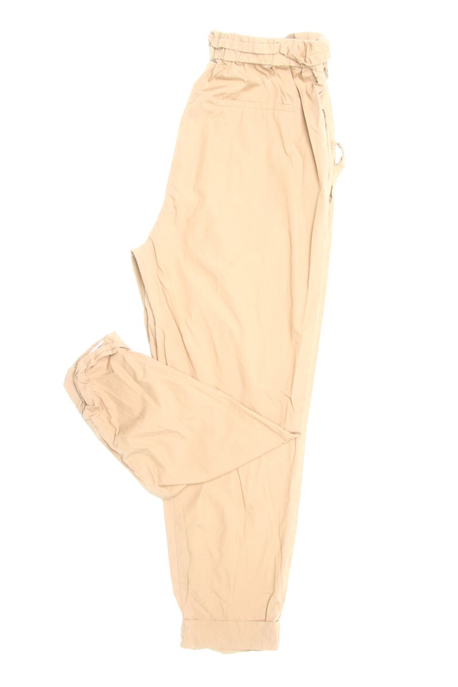 Pantalón Casual de Zara de la talla S, de color marrón