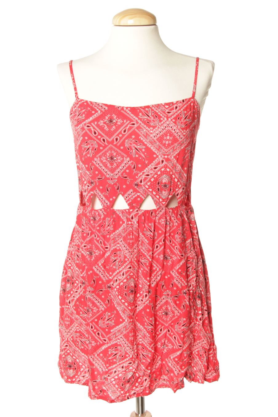 Robe casual H&M de la taille 38, de couleur rouge