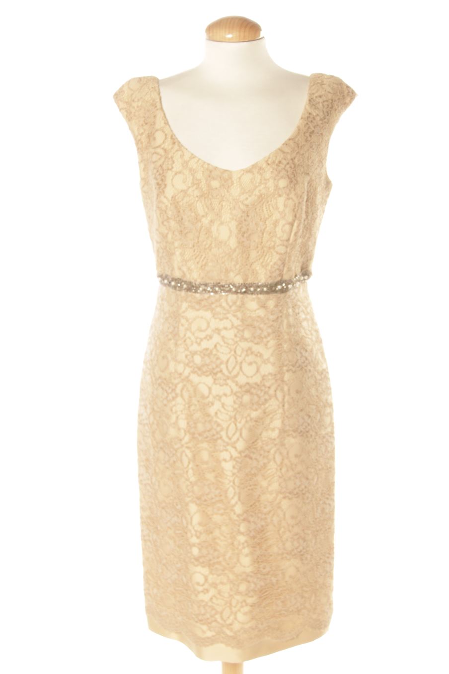 Robe Sonia Peña de la taille 40, de couleur beige